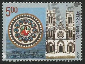 2009 Sacred Heart Church Used Stamp