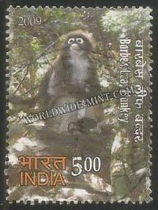 2009 Rare Fauna of the North East - Barbe’s Leaf Monkey Used Stamp