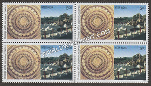 2009 Heritage Temples-Dilwara Temple Block of 4 MNH