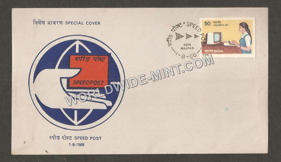 1986 Speed Post Special Cover #TNC253