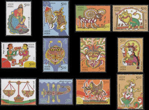 2010 Astrological Signs-Set of 12 MNH