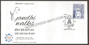 2018 Gandhi Walks Special Cover #DL260