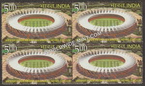 2010 Delhi 2010 Commonwealth Games-Jawahar Lal Nehru Stadium Block of 4 MNH