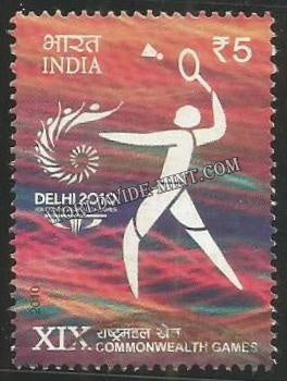 2010 XIX Commonwealth Games - Badminton Used Stamp