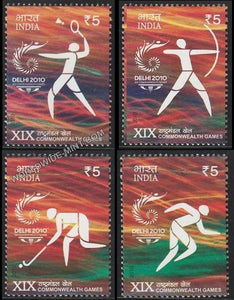 2010 XIX Commonwealth Games-Set of 4 MNH