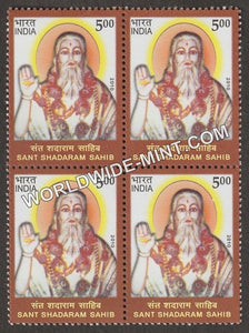 2010 Sant Shadaram Sahib Block of 4 MNH