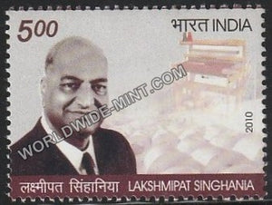 2010 Lakshmipat Singhania MNH