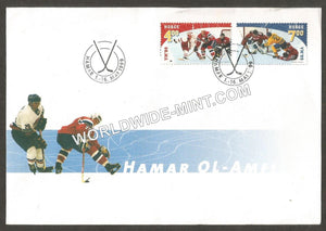 1999 Norway Ice Skating FDC #FA267
