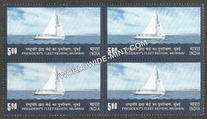 2011 President's Fleet Review-Presidential Yacht Block of 4 MNH