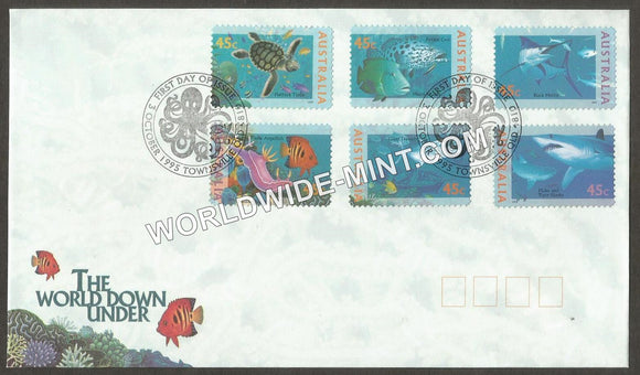 1995 Australia The World Down Under FDC #FA290