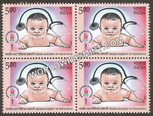 2013 Indian Academy of Pediatrics Block of 4 MNH