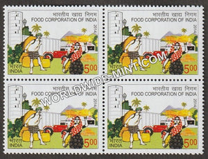 2014 Food Corporation of India Block of 4 MNH