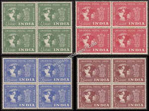 1949 Universal Postal Union-Set of 4 Block of 4 MNH