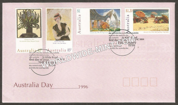 1996 Australia Day FDC #FA295