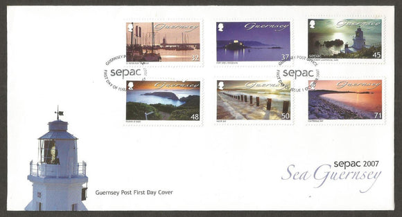 2007 Great Britain Sea Guernsey FDC #FB2