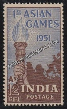 1951 Ist Asian Games-12 Anna MNH