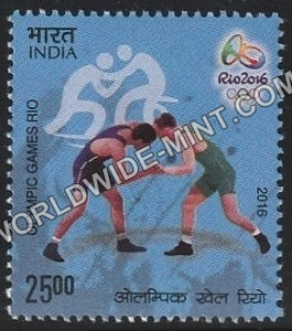 2016 Games of XXXI Olympiad-Wrestling MNH