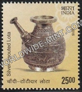 2016 Indian Metal Crafts-Silver - Spouted Lota MNH