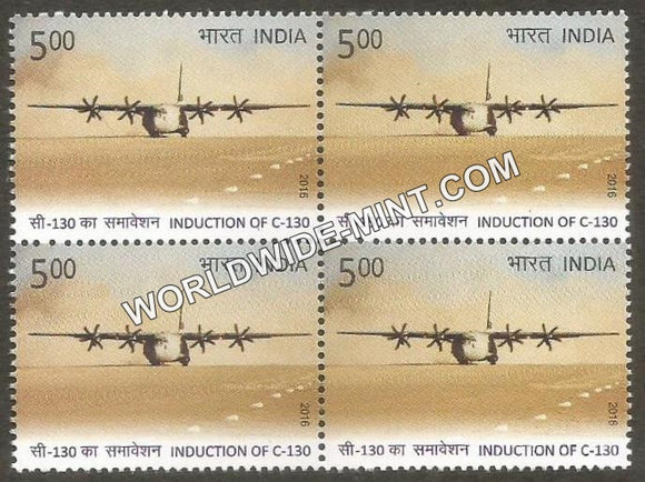 2016 Induction of C-130 Aircraft Block of 4 MNH