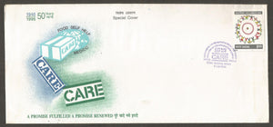 50 Years Care Food Self Help Medico 1990 - A Promise Fulfilled a Promise Renewed  Special Cover #BH31