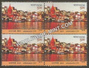 2016 Varanasi City Block of 4 MNH