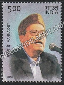 2016 Legendary Singers-Manna Dey MNH