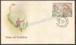 1995 Australia People With Disabilities FDC #FA319