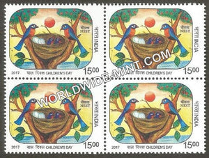 2017 Children's Day-Nest Block of 4 MNH