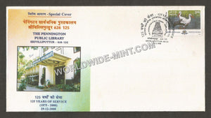 2000 The Pennington Public Library - 125 Years of Service Special Cover #TNC333