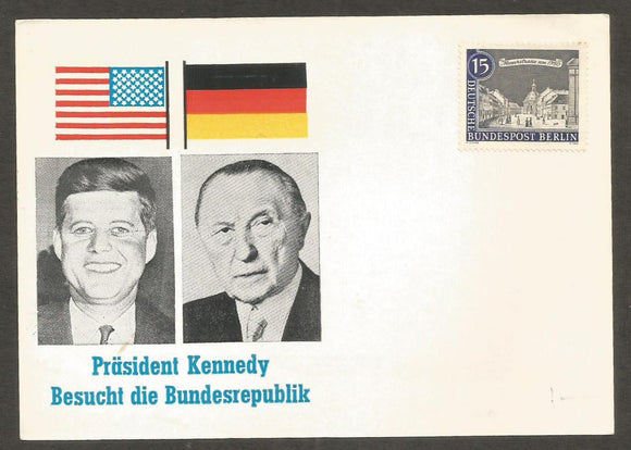 President Kennedy Visits Germany Post Card#FC335