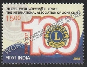 2018 Lions Clubs MNH