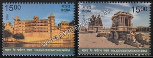 2018 Holiday Destinations of India-Set of 2 MNH