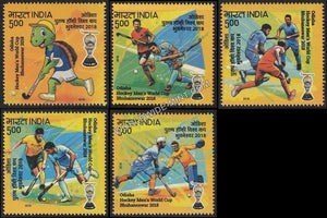 2018 Odisha Hockey Men's World Cup 2018-Set of 5 MNH