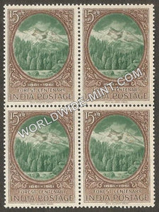 1961 Forest Centenary Block of 4 MNH