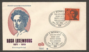 1974 Germany FDC #FC365