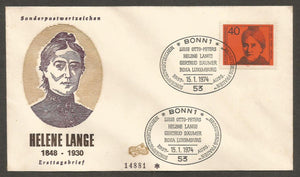 1974 Germany FDC #FC367