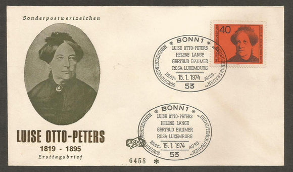 1974 Germany FDC #FC368