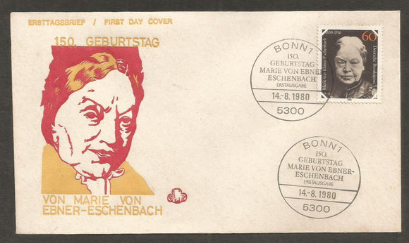 1980 Germany FDC #FC382