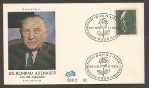 1976 Germany FDC #FC385