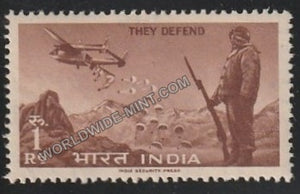 1963 Defense Campaign-Centenary on Duty & Parachute MNH