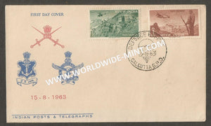 1963 Defense Campaign-2v Set FDC