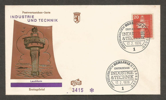 1976 Germany FDC #FC387