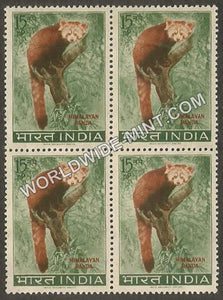 1963 Wild Life Series-Himalayan Panda Block of 4 MNH