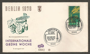 1976 Germany FDC #FC390