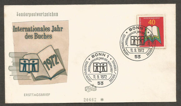 1972 Germany FDC #FC391