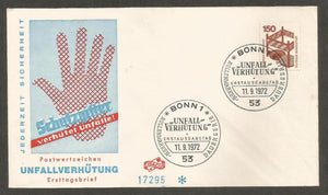 1972 Germany FDC #FC394