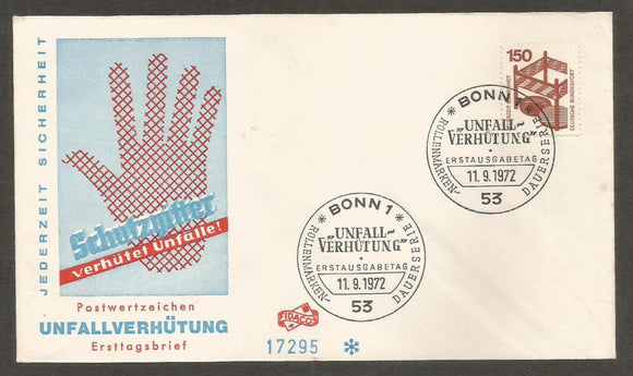 1972 Germany FDC #FC394