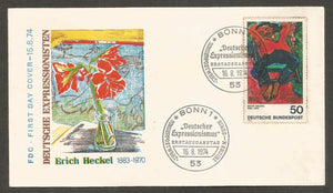 1974 Germany FDC #FC397