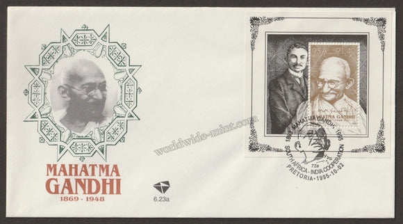 1995 South Africa Gandhi MS FDC #Gan406