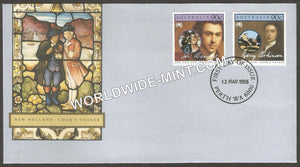 1986 Australia New Holland Cook's Voyage - Sydney Parkinson FDC #FA406